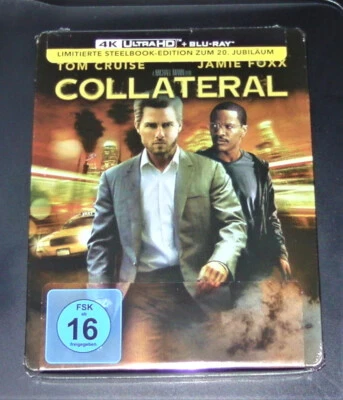 Collateral Tom Cruise/Jamie Foxx Limited steelbook 4K blu ray+blu ray New - Image 1 of 4