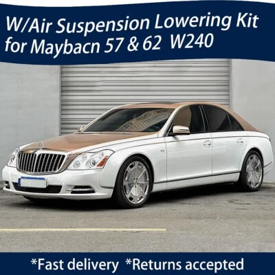 💥for 2002-13 Maybach 57S & 62S W240 V240 Air Ride Suspension Lowering Links Kit - Imagen 1 de 3