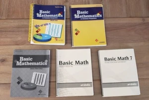 Lot of 5 A Beka 7th Grade Basic Math Books - Bild 1 von 12