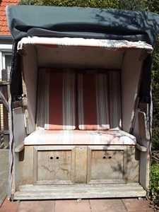 Strandkorb mit Schutzhülle 2 Sitzer, kostenlos an Selbstabholer - Bild 1 von 2