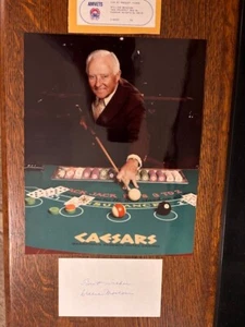 Lot of Three Early Vintage Willie Mosconi Signed 3x5, Color Photo, Address Label - Picture 1 of 7