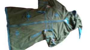 DEERBERG Kapuzen-Long-Sweatshirt-Jacke-Coat-Hoodie-Kleid M neuw.Cotton lindgrün - Bild 1 von 3