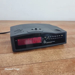 GE Clock Radio AM/FM Radio Alarm 7-4813B Digital Tested Works - Picture 1 of 5