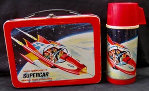 Vintage Supercar LunchBox & Thermoskanne - Wally Holz Sci-Fi TV (1962) C-8.5+ Awesome - Bild 1 von 19