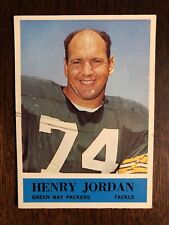 1964 Philadelphia Football #75 Henry Jordan Green Bay Packers HOF Free Shipping!