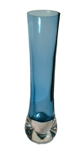 Aseda Art Glas Vase blau Bo Borgstrom Vintage MCM 10 cm 4807 60er - Bild 1 von 8