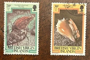 Virgin Islands: 1982 SC# 373a & 375a, W/imprint below design. Lot #04-08122 - Picture 1 of 2