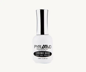 NEW Pyramid Soak Off Gel Chrome Base Coat Gel Polish 15ml 0.5oz FAST SHIPPING - Picture 1 of 6