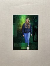 Sabrina Ionescu 2021 Skybox Metal Universe #7 Green Precious Metal Gems PMG /10