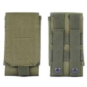 Tactical Molle Bag Cell Phone Waist Belt Loop Hook Case Pouch Holster for iPhone - Picture 1 of 31