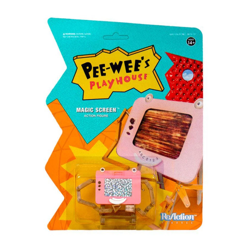 Pee-Wee's Playhouse Magic Screen Highly Collectable ReAction 3.75" Figure - Image 1 of 1