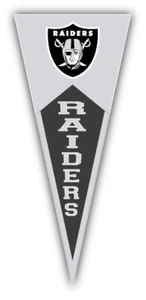 Pegatina de parachoques de coche banderín de fútbol americano de los Oakland Raiders NFL - 9"", 12"" o 14"" - Imagen 1 de 1
