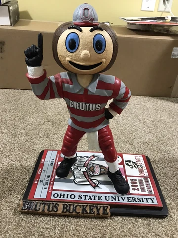 Brutus Buckeye  Bobblehead - Legends of "The Sidelines" Cover