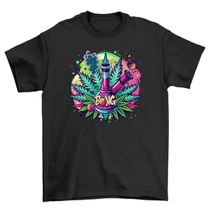 "Weed Hemp_80" T-Shirt - High on Style! Funny Unisex Tee, 100% Cotton. Perfect f - Picture 1 of 46