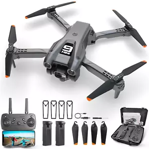 Foldable Drone with 1080P HD Camera, 360° Flip, 2 Batteries, Black - Picture 1 of 12