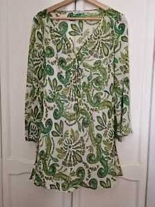 Silk Paisley Tunic Or Dress Size 12