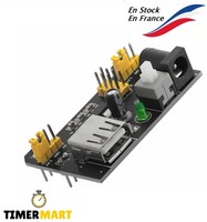  Module d'alimentation MB102 Breadboard 3.3V / 5V Adaptateur Arduino TimerMart