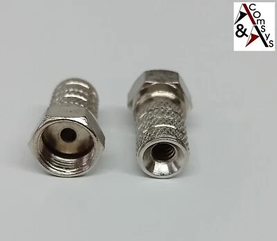 Schwaiger Set di connettori F SAT FST 4002 4mm connettore F standard