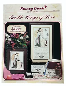 Gentle Wings of Love Angel Cross Stitch Pattern Leaflet Stoney Creek Book 180 - Picture 1 of 2