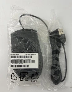 Joblot 10 x Lenovo 00PH133 SM8823 USB Wired Black Scroll Wheel Optical Mouse - Picture 1 of 3