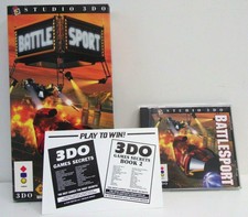 Battlesport 3DO Original Long Box, CIB Very Good Condition