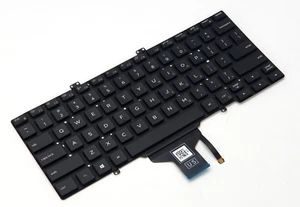 Open Box US Backlit Keyboard For Dell latitude 7400 Laptop ( Black ) P/N: 0RN86F - Picture 1 of 7