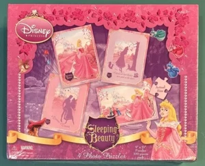 Disney Princess Sleeping Beauty Photo Puzzles 4x100 pcs 9”x11” Factory Sealed - Picture 1 of 6