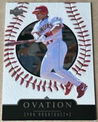 IVAN RODRIGUEZ HOF 1999 UPPER DECK OVATION Card #58 NM-MT Condition - Image 1 of 2