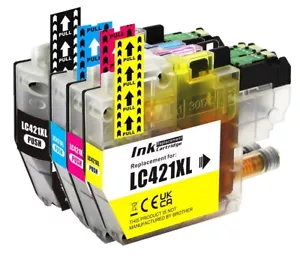 4 cartuchos de tinta para usar con Brother DCP-J1050DW, DCP-J1140DW, MFC-J1010DW - Imagen 1 de 1