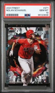 2024 Topps Finest Baseball Nolan Schanuel Rare Rookie Angels #271 PSA 10 - Picture 1 of 2