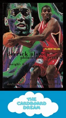 Derrick Alston 1995-96 Fleer #134 Philadelphia 76ers Basketball Card - Image 1 of 2