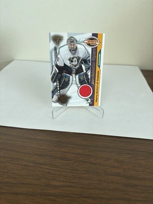 2001 Pacific Titanium Jersey Patch #1 Jean-Sebastien Giguere 0032/1010 - Image 1 of 4