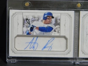 2015 National Treasures Booklet Anthony Rizzo auto pinstripe jersey 5/5 SSP Cubs - Picture 1 of 5