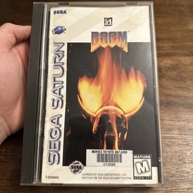 Doom (Sega Saturn, 1997) Complete CIB W Reg - Tested - Authentic