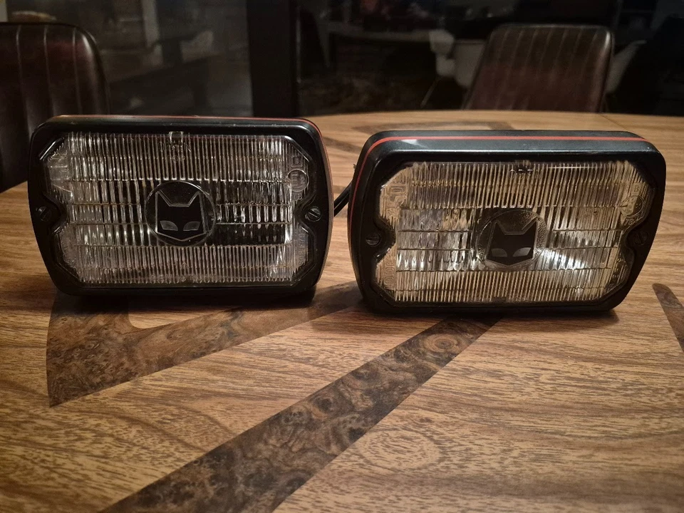 Pair MARCHAL SEV 750 759 Square Fog Lights Wagoneer Mustang - Image 1 of 4