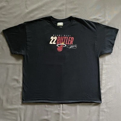 Camiseta Jimmy Butler Miami Heat Para Hombre Talla 3XL Negra Manga Corta NBA #22 Foto 1 de 4