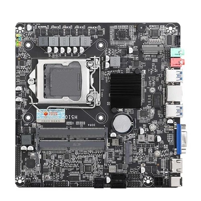 SCHEDA MADRE H510M-I LGA1200 DDR4 MINI-ITX ALIMENTATORE ESTERNO 19V MINI PC AIO - Immagine 1 di 3