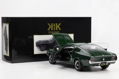 KK-SCALE 1:12 KK Scale Ford Mustang GT Fastback Bullitt 1968 darkgreen Moviecar diecast