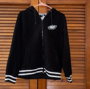 Philadelphia Eagles NFL Team Apparel Damen Sherpa Fleece Reißverschluss Jacke Medium - Bild 1 von 6