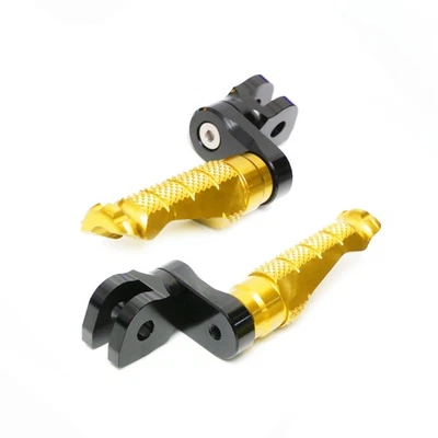 Gold R-FIGHT Front 25mm Adjustable Foot Pegs For Kawasaki Ninja 250R 08 09 10 11 - Imagem 1 de 4