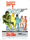 DR. NO (1962) one sheet  30"x40" RARE!  The very first James Bond movie poster!!