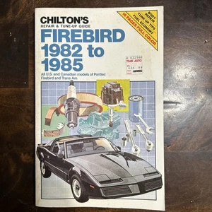 1982-1985 PONTIAC FIREBIRD SHOP MANUAL SERVICE BOOK CHILTONS REPAIR 1984 1983 - Picture 1 of 8