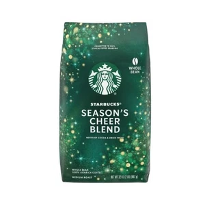 Starbucks Coffee Season Cheer Blend - Grano entero 100 % arábica, notas de cacao y - Imagen 1 de 3