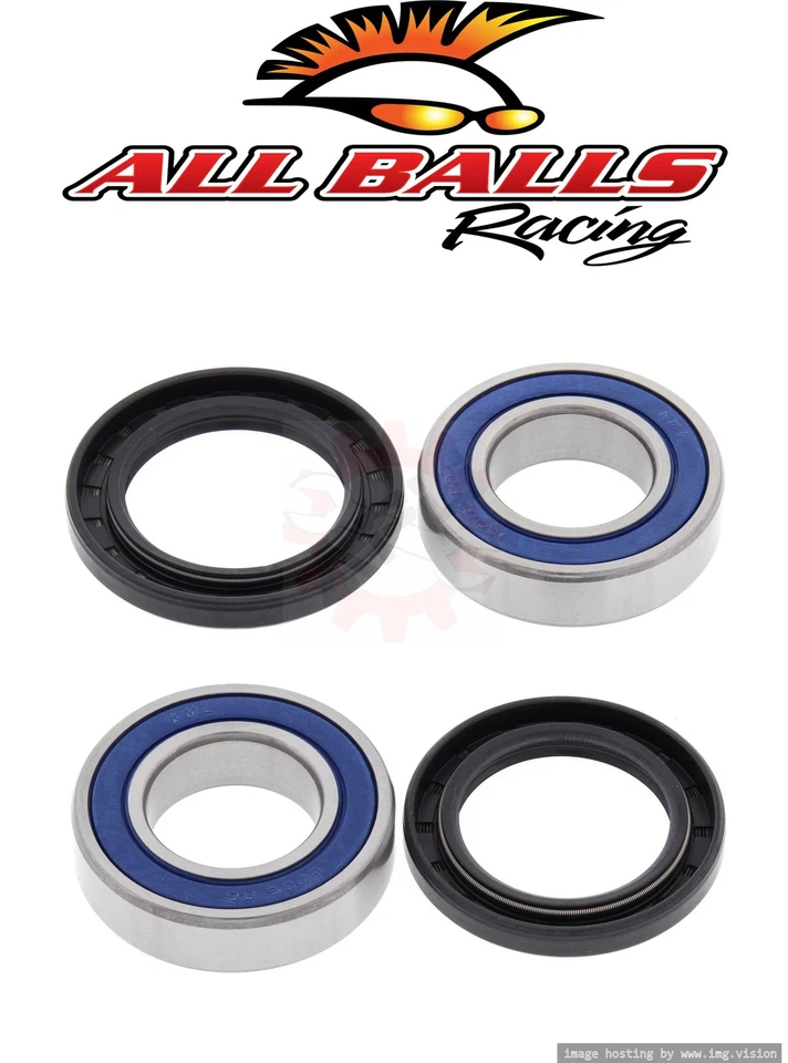 Front Wheel Bearings Ninja ZX11 ZZR1200 ZX7RR ZX9R Kawasaki ALL BALLS 25-1102 - Image 1 of 4