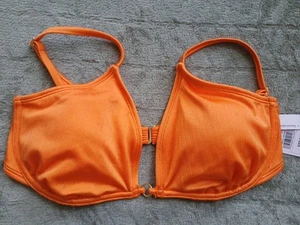 NWT($22) Orange Bikini Top with Underwire - Wild Fable - Size M(8-10) - Imagen 1 de 9