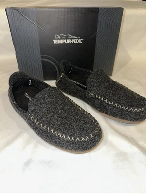 Zapatilla Mocasín Tempur-Pedic Dylan Espuma con Memoria Negra Talla 9 M Nueva en Caja Foto 1 de 4