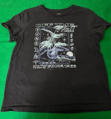 Camiseta VANS OFF THE WALL para niñas jóvenes - X-grande - negra Foto 1 de 4