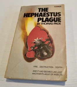 The Hephaestus Plague de Thomas Page Libro de bolsillo 1975 de colección - Imagen 1 de 9
