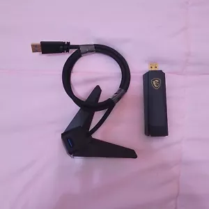 MSI AXE5400 6E Tri-Band USB WLAN Adapter - WLAN bis zu 5400 Mbit/s - Bild 1 von 1