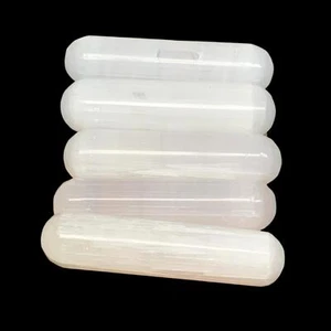 20pcs, 90g-110g, 3.8"-3.9" Natural Solid Selenite Crystal Wand Polished, B35625 - Bild 1 von 11